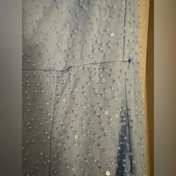 Windsor Light Blue Beaded Gown - Picture 2 of 7